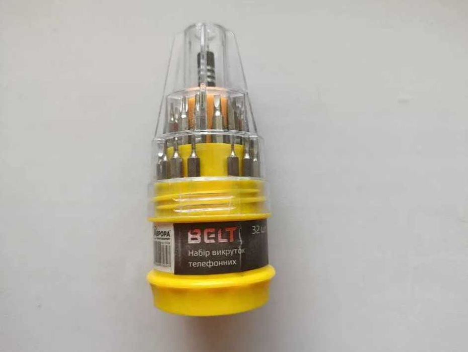 Набір викруток для телефонів і ноутбуків 32шт BELT Аврора