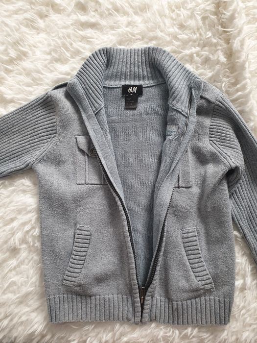 Sweter na zamek 98-104