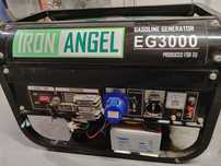 Бензогенератор iron angel eg3000e. Газ бензин