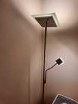 Lampa stojąca nikiel srebrna wys 170cm