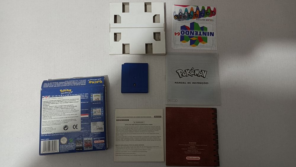 Pokémon azul em caixa Original