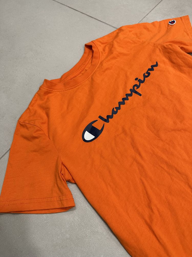 T-shirt Champion pomarańczowy dla chłopca