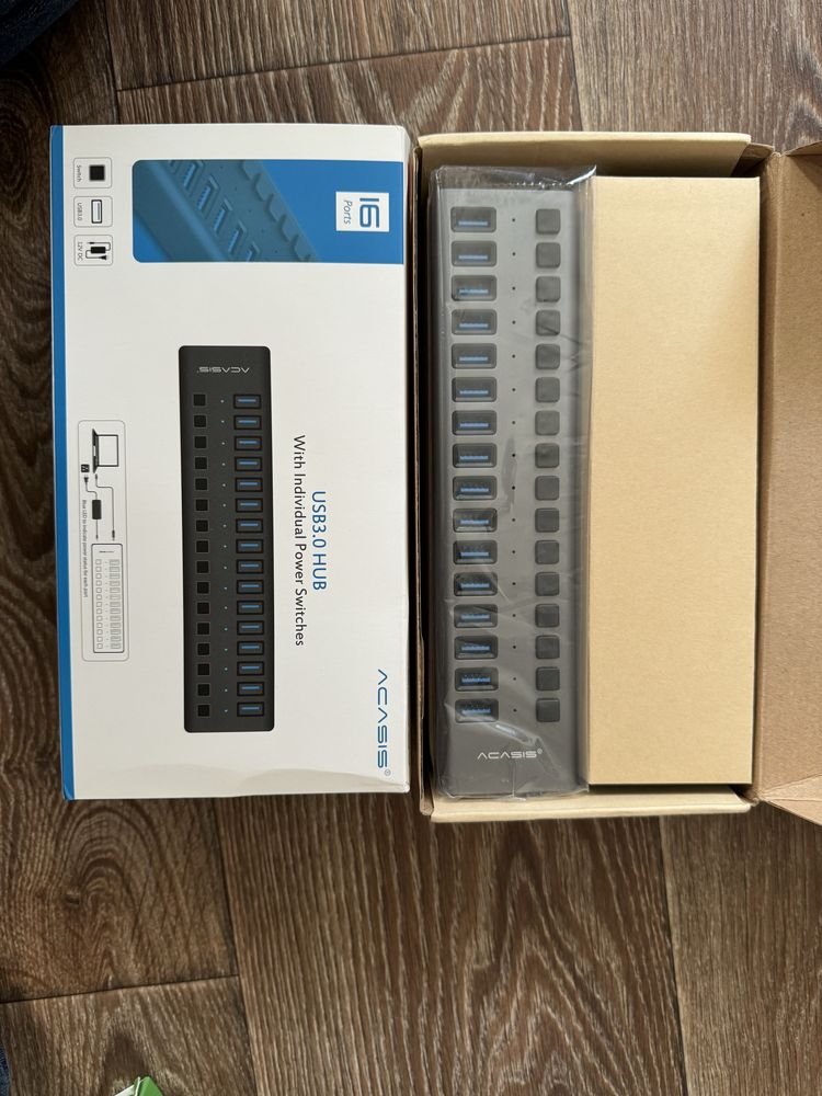 acasis powered usb hub 16 ports usb 3.0 data hub