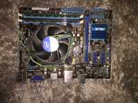 Kit motherboard com processador e memoria ram