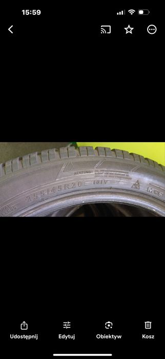 Opony Dunlop Zimowe 255/45/R20