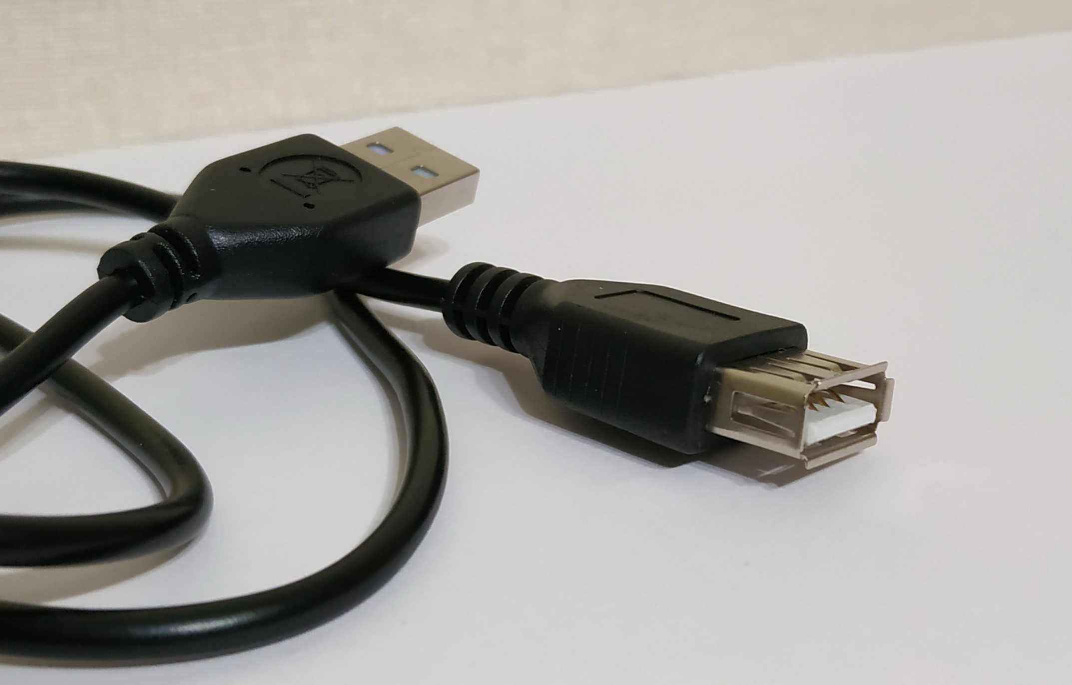 Кабель USB удлинитель 75см новый