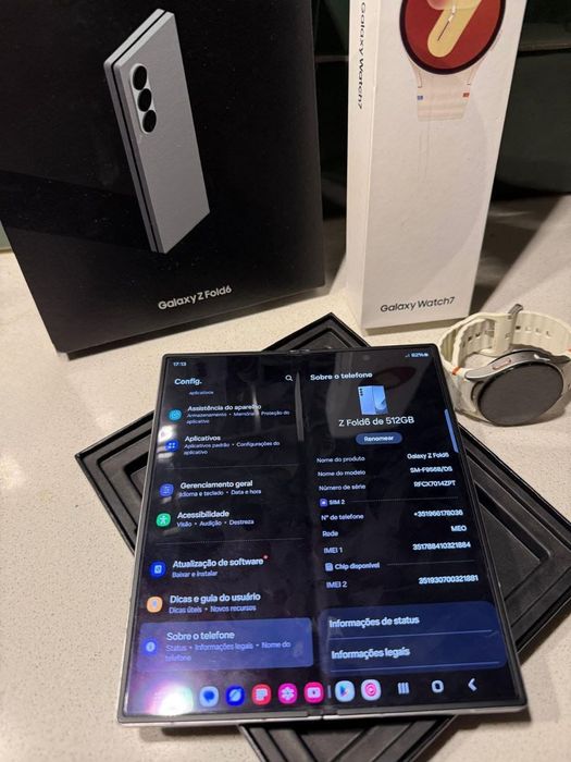 Z Fold 6 512GB + Galaxy Watch 7 40mm
