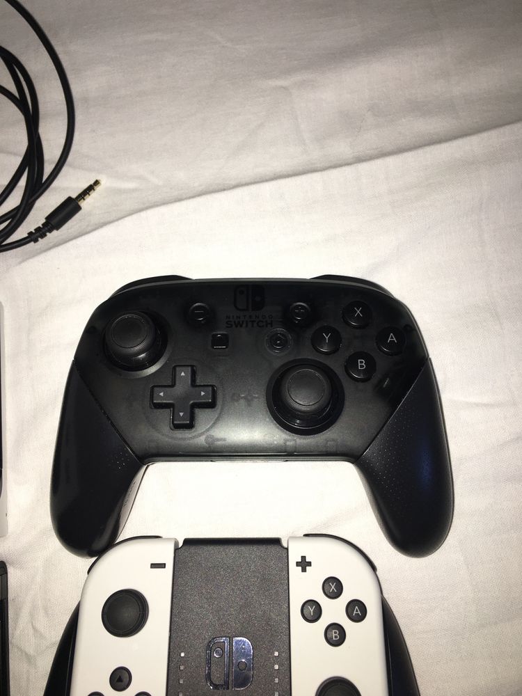 Nintendo Swicth Oled com comando e head set gamer