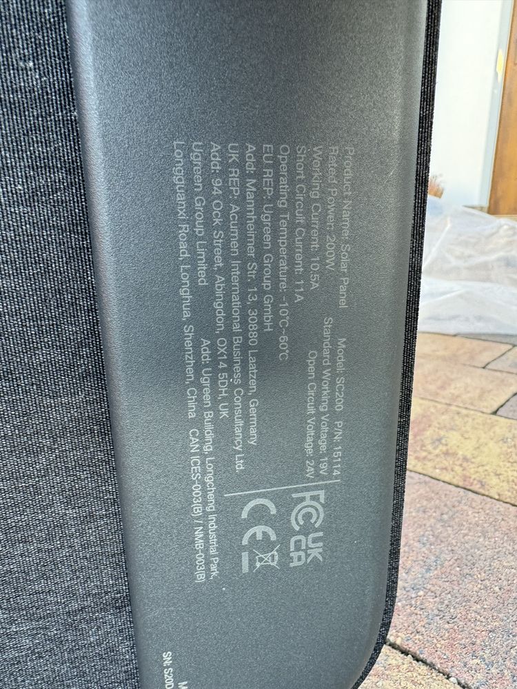 UGREEN SC200 Panel słoneczny 200W