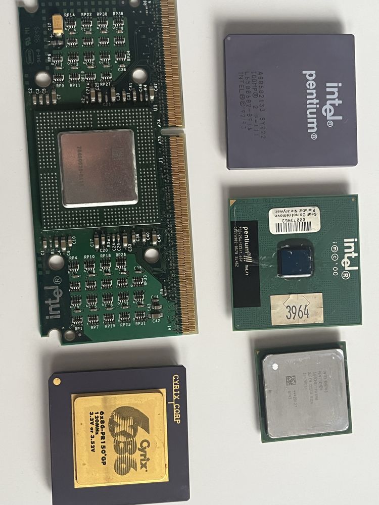 Procesor CYRIX 6x86MX Pentium 3, Pentium 4