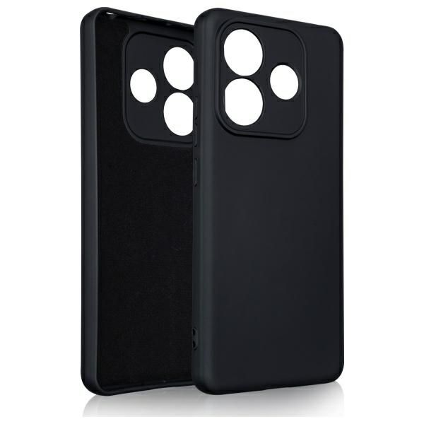 Beline Etui Silicone Xiaomi Redmi Note   14 Czarny/Black