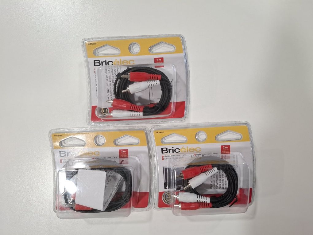 3 Cabos Stéreo "Bricelec"