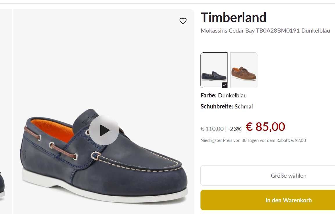 Мокасини Timberland Cedar Bay TB0A28BM0191, 44.5р