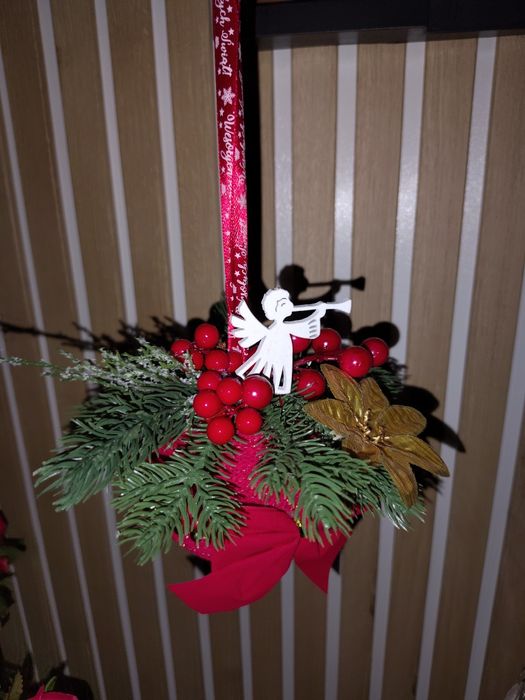 Bombka świąteczna ,zawieszka na okno