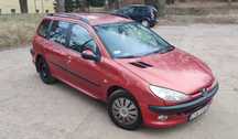Peugeot 206 SW / 1,4 Benzyna/ Długie opłaty /2003 R