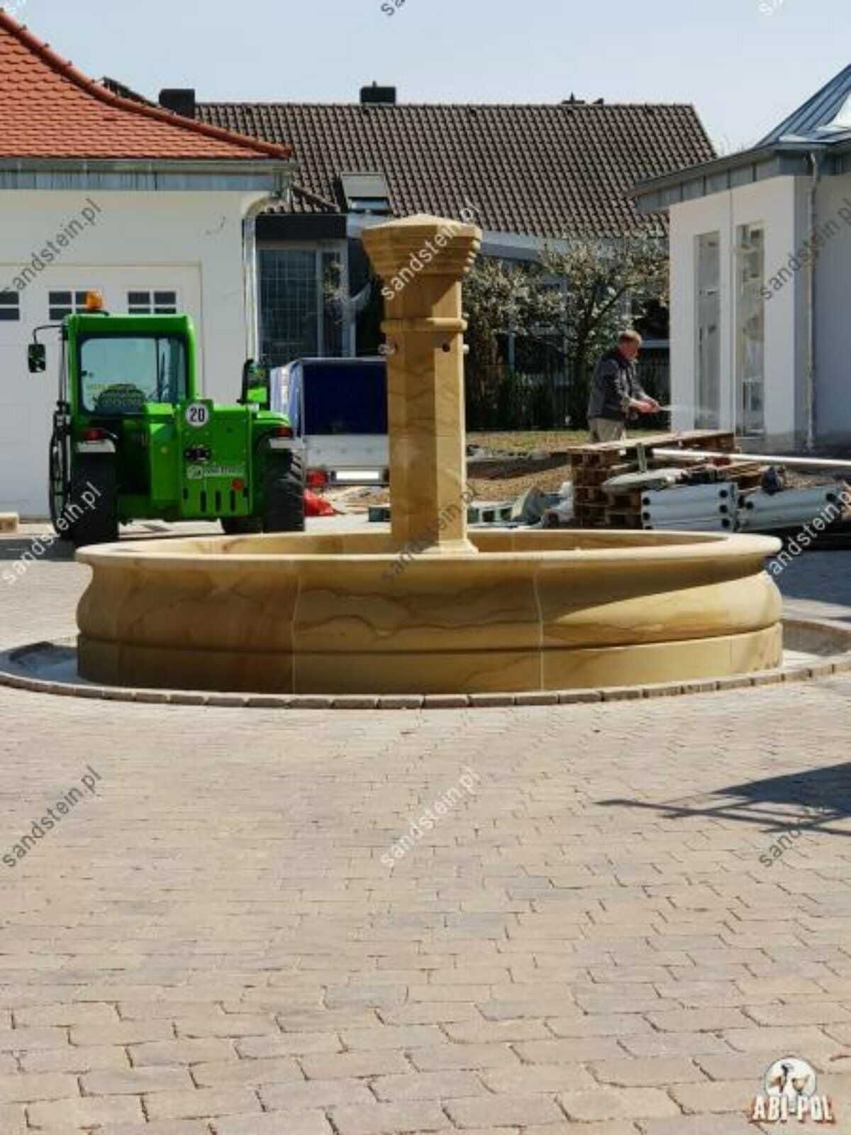 Fontanna ogrodowa z piaskowca, wolnostojąca fontanna do ogrodu