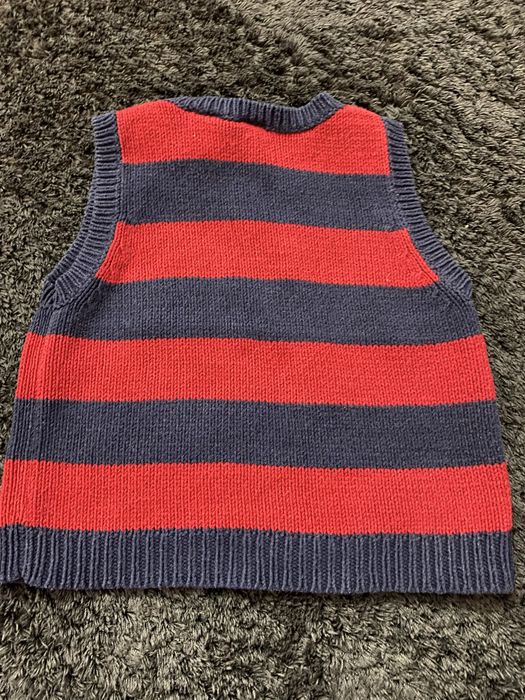 Pulower/sweterek bez rekawów/kamizelka 6-12 miesięcy