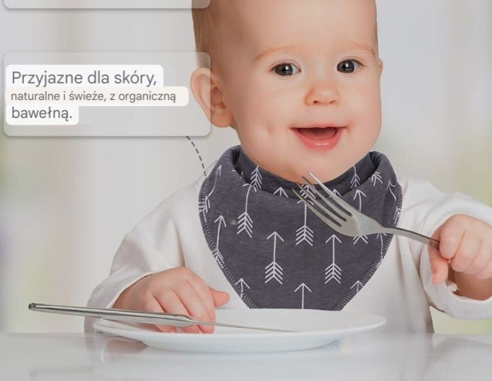 Zestaw śliniaków Mubytree 8 sztuk