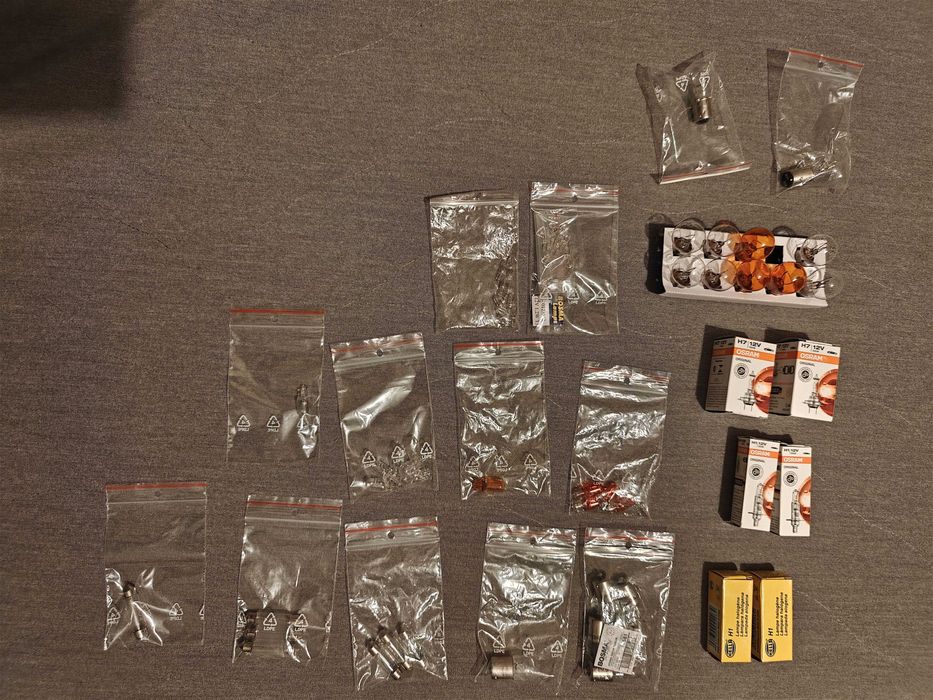 Żarowki 12V H1 H7 PY21W P21/5W P21W C5W C10W R5W T05 W5W