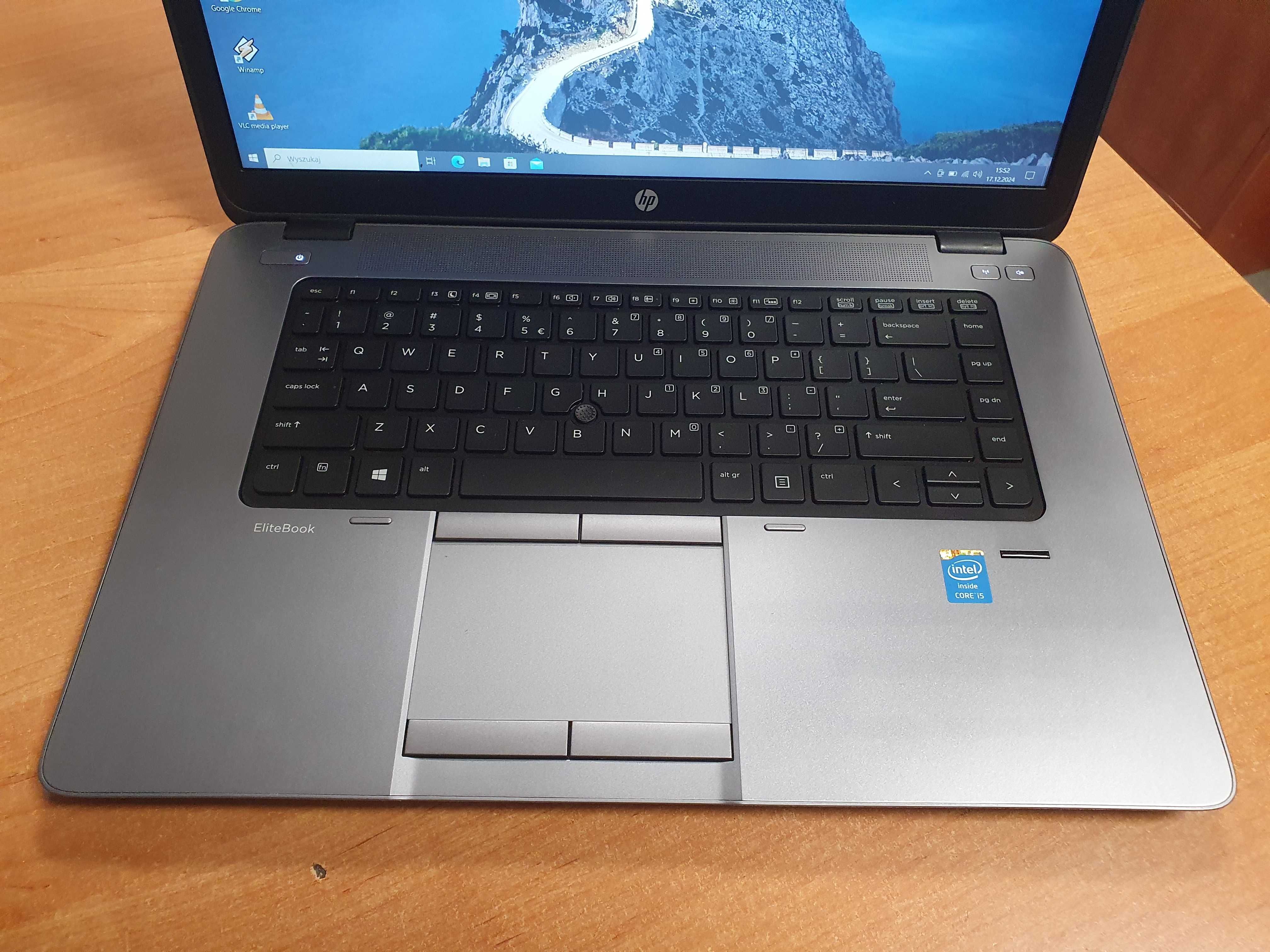 HP 850 i5 4x2,2GHz 8GB SSD 256GB 15,6" FULL HD W11 GW FV nowa bateria