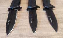 Нож MIL-TEC 15325500 ASSAULT BLACK акула EDC складной + стеклобой/mora