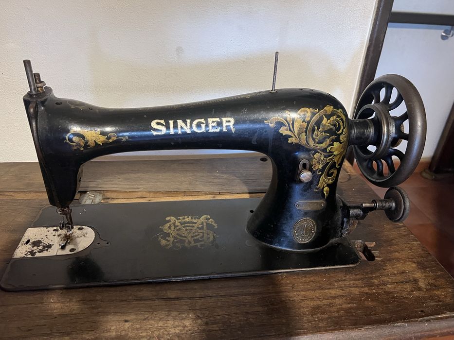 Maquina de costura vintage Singer 15