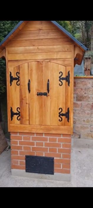 Kute zawiasy Ozdobne Narożniki okienne drzwiowe kute  RÓŻNE 30cm 40cm