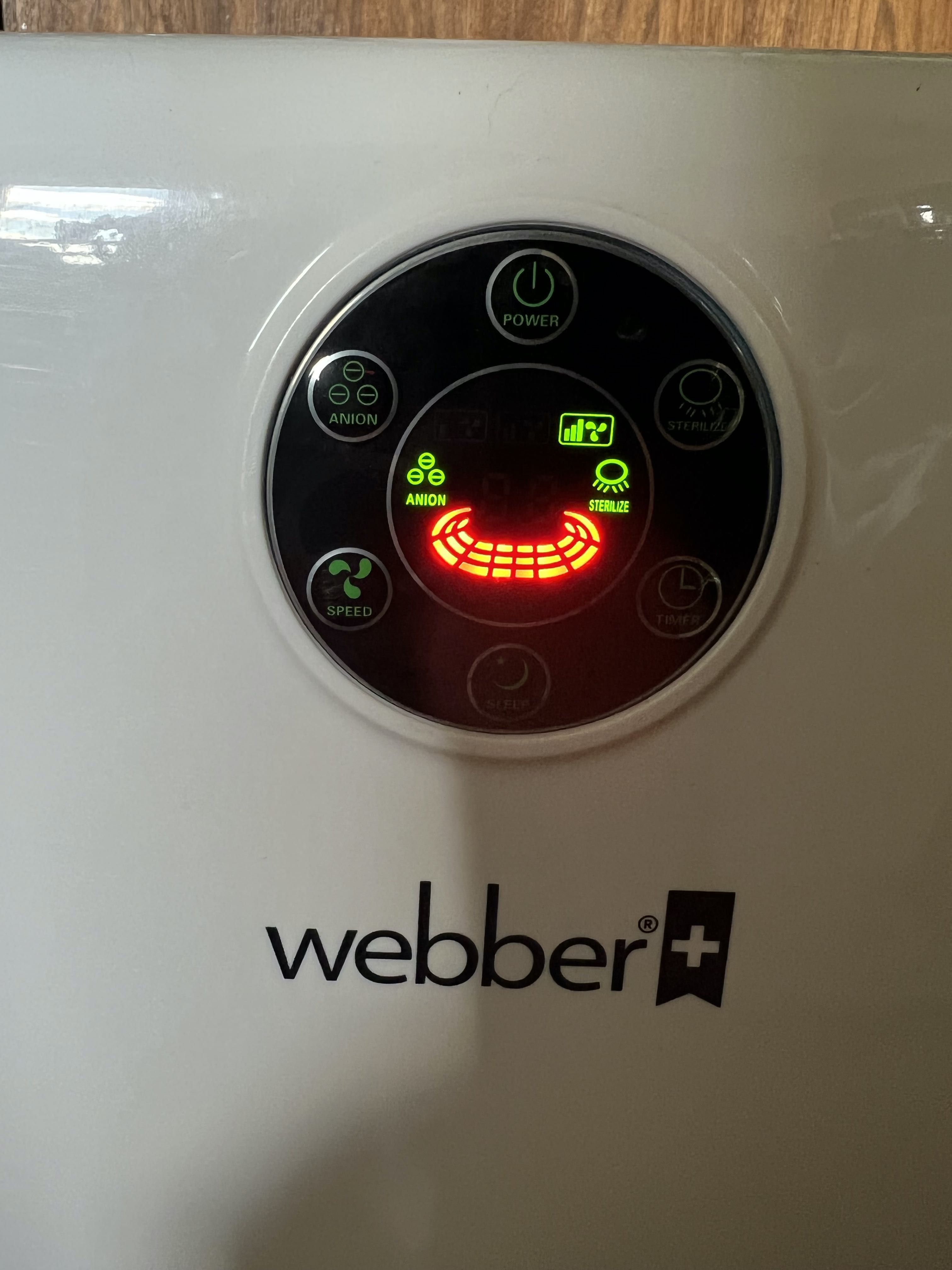 Oczyszczacz powietrza WEBBER AP8500