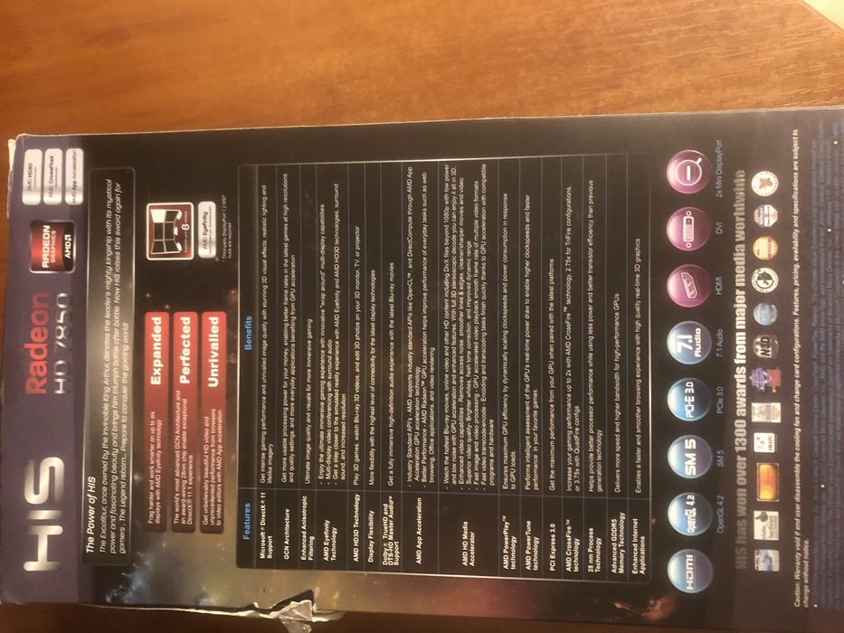 Видеокарта Radeon 7850