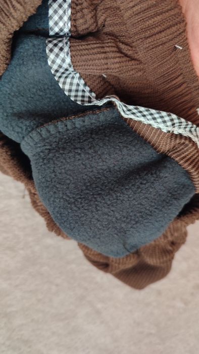 Теплі вельветові штани розмір 110,116