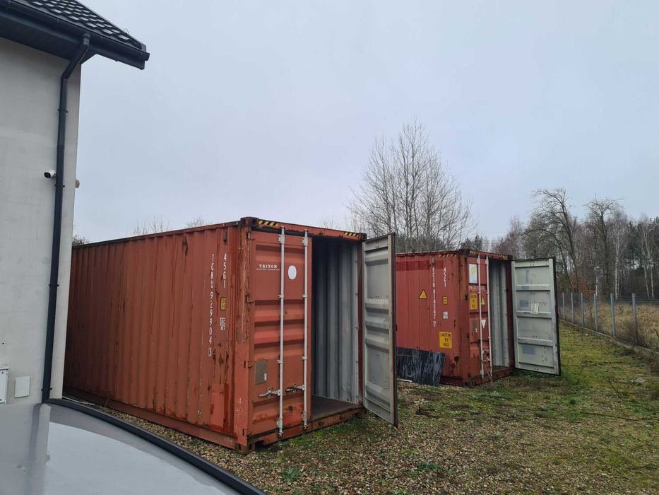 Kontenery morskie, wynajem na magazyn