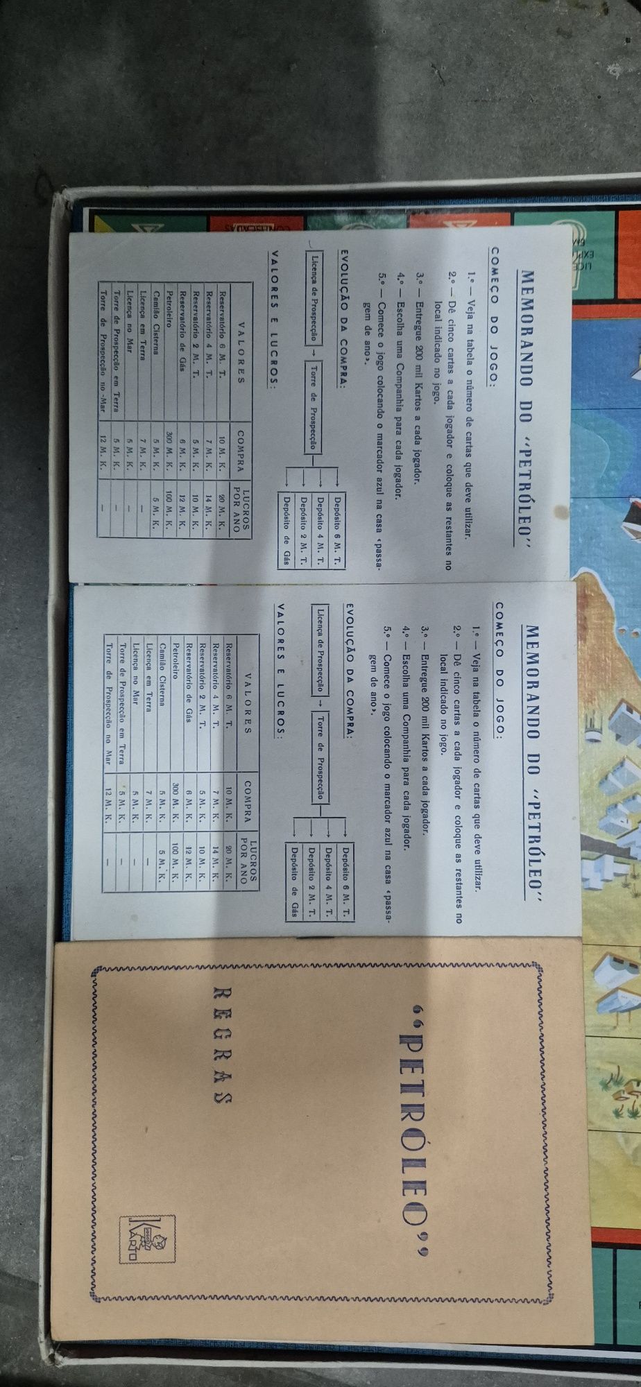 Jogo PETRÓLEO edição 1984