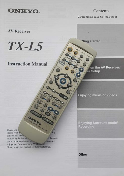 оригінал HiFi аудіо-відео ресивер Onkyo TX-L5, норм.стан
