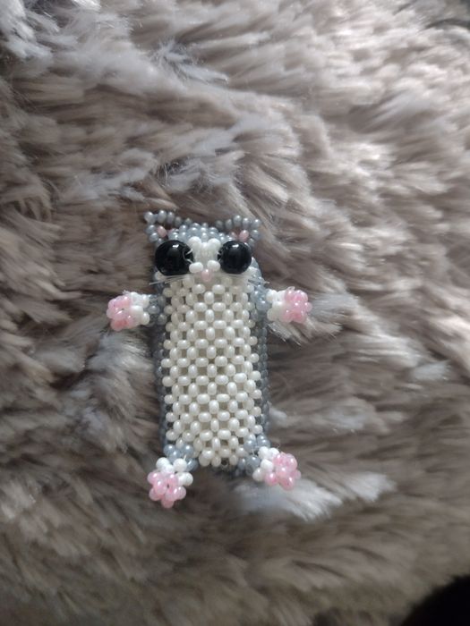 Кіт-батон з бісеру