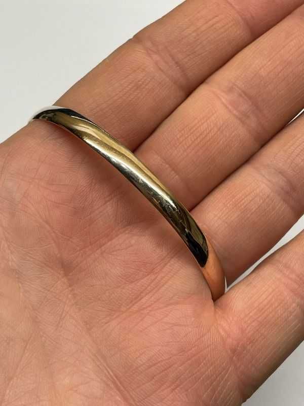 Złota Bransoletka - Koło - Bangle - 14K - 13,11g - KRAKÓW