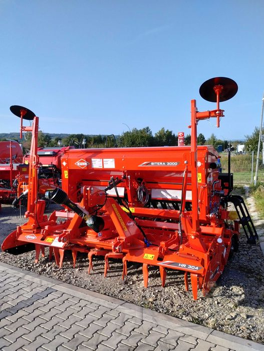 Zestaw uprawowo-siewny Kuhn Sitera 3000 + brona aktywna HR304