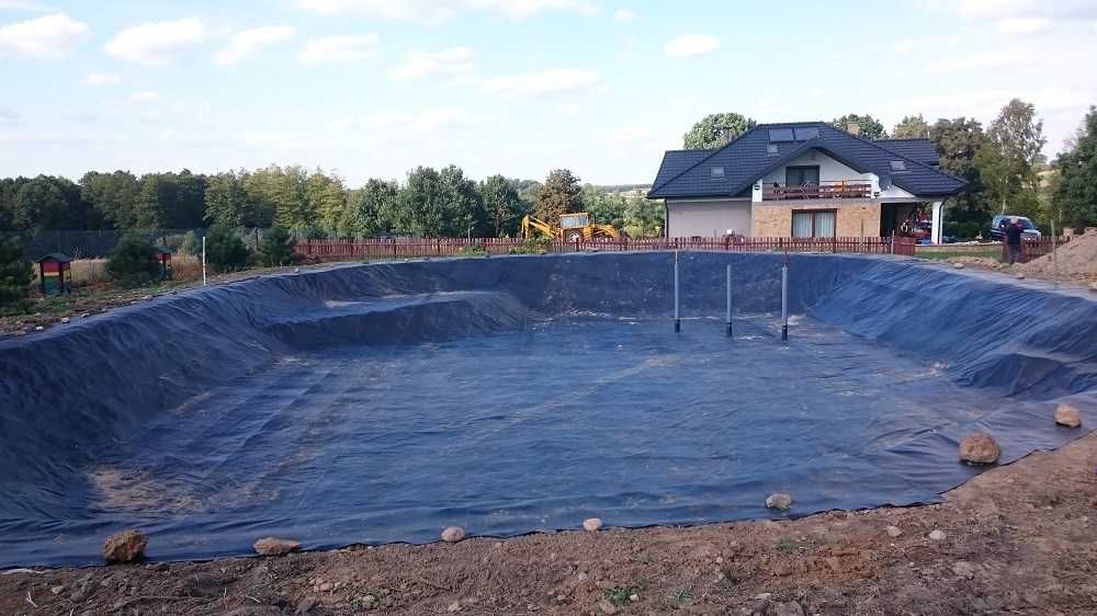 Folia PVC PCV do oczek wodnych stawów zbiorników wodnych uszczelnianie