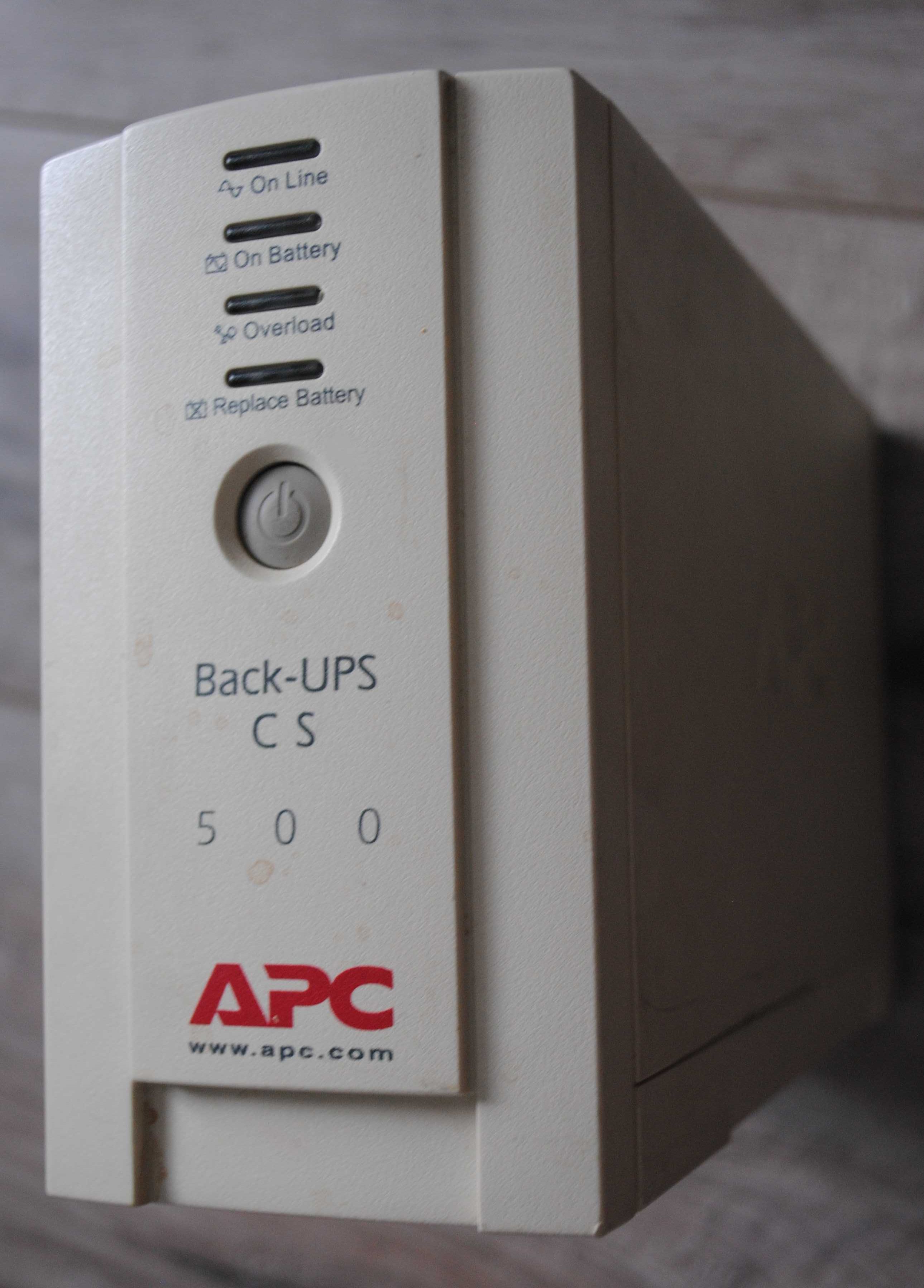 Резервный ИБП APC Back-UPS CS 500VA (BK500-RS)