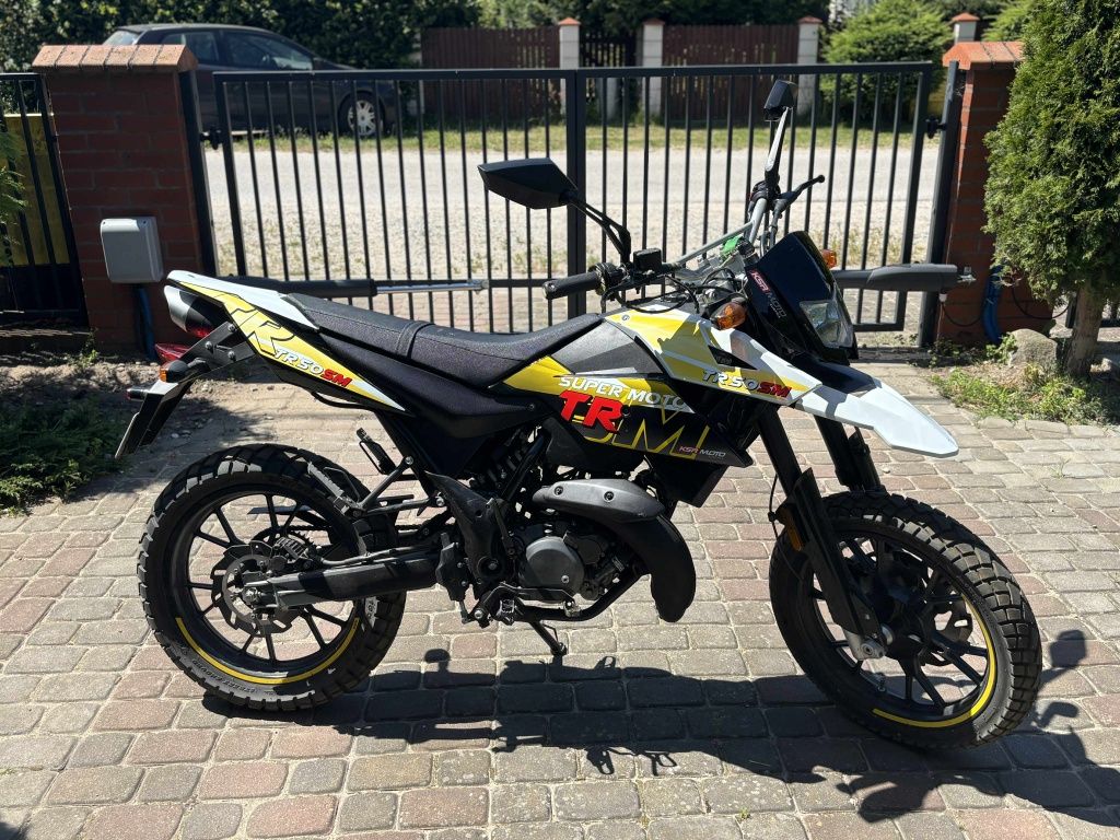 KSR Moto Austria TR 50 Supermoto 2021r. jak Reju, Beta, Derbi