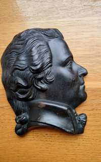 Profil wypukły głowy W.A. Mozarta-XIX wiek.