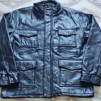 Продам мужскую кожаную куртку xl маломерит,на не высокий рост