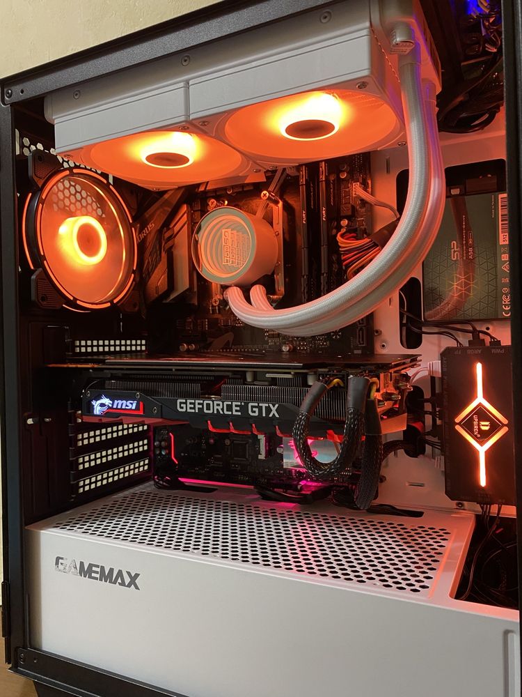 Игровой ПК Ryzen 5600, GTX 1080Ti  11Gb, ОЗУ 16Gb, SSD 240+512,HDD 320