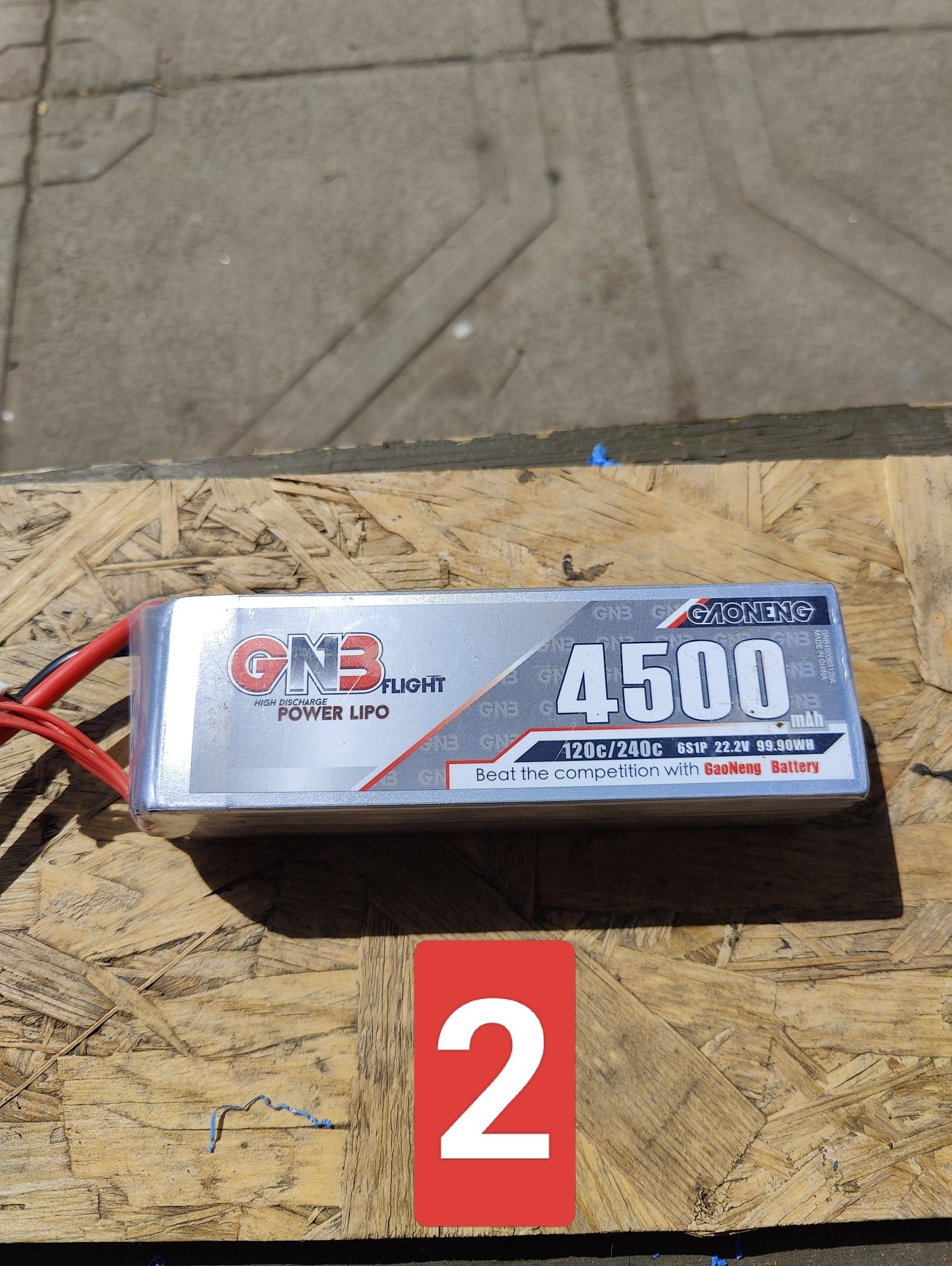 Продам БУ Аккумуляторы Li-Po GNB 4500 mah 6S1P и 7000 mah 4S1P