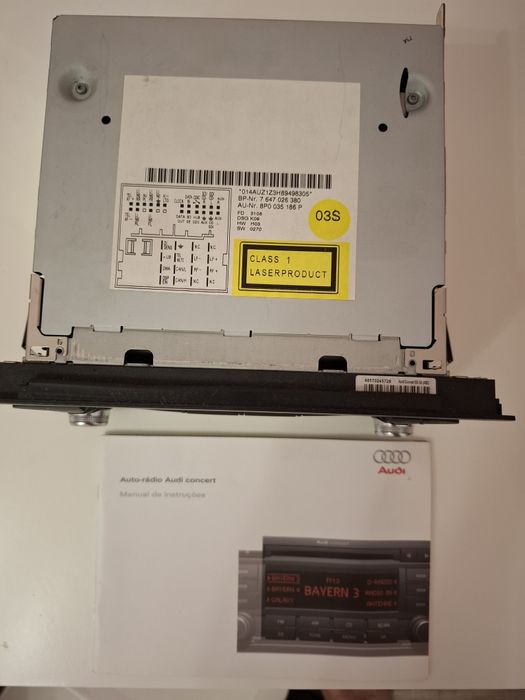 Auto Rádio Audi A3 Concert (2009)