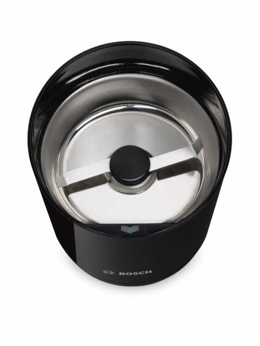 BOSCH Młynek do Kawy Elektryczny  Mocny 180W Ostrza stal, Сzarny