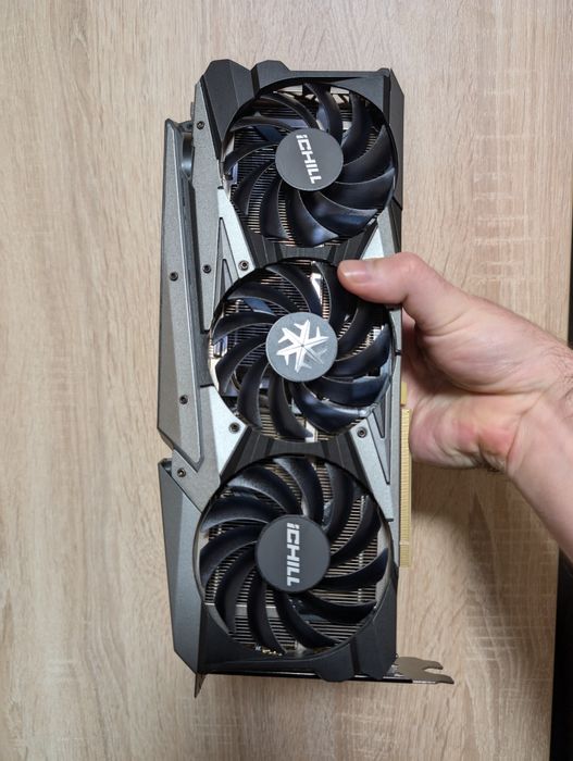 RTX 3060 Ti INNO3D Ichill X3 Red LHR — не майнилась, стан ідеальний