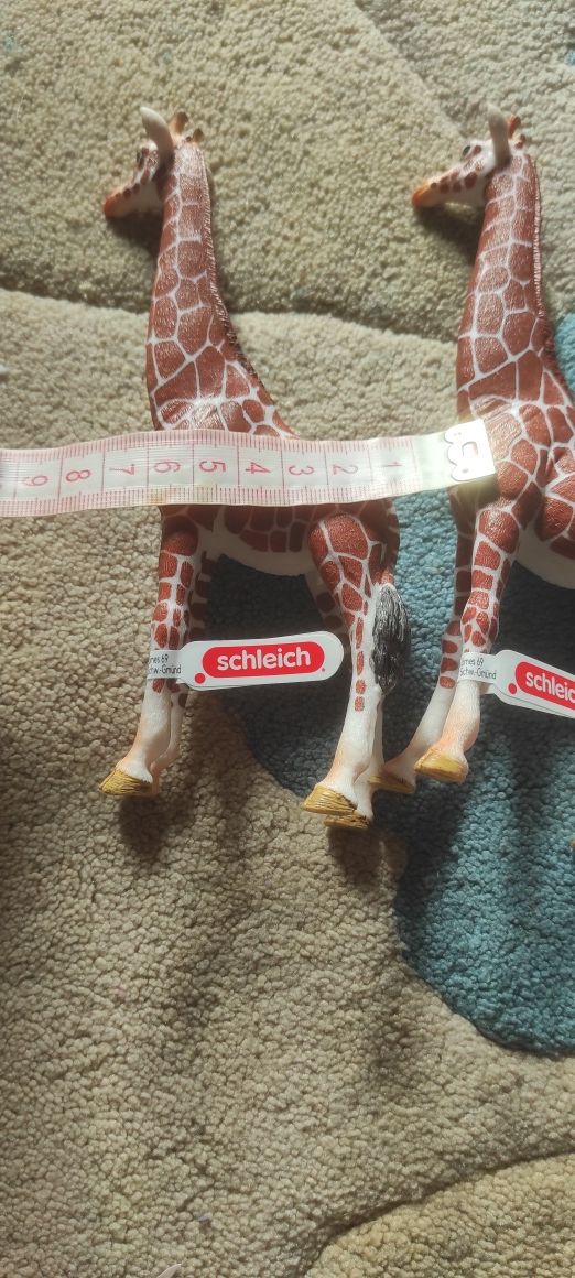 Жираф и Кенгуру с детёнышем Schleich оригинал