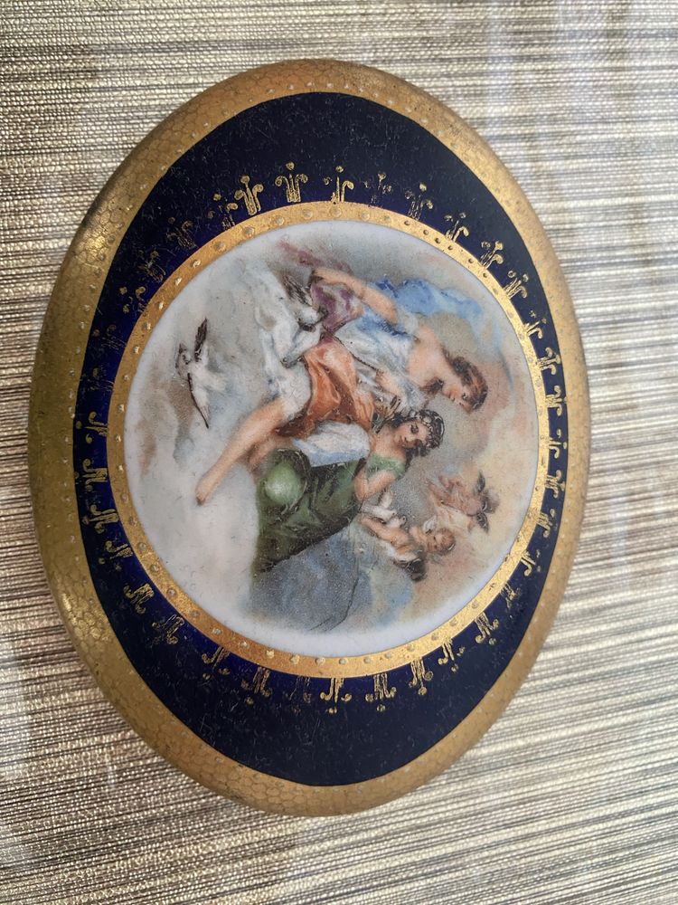 Caixa de porcelana vitage