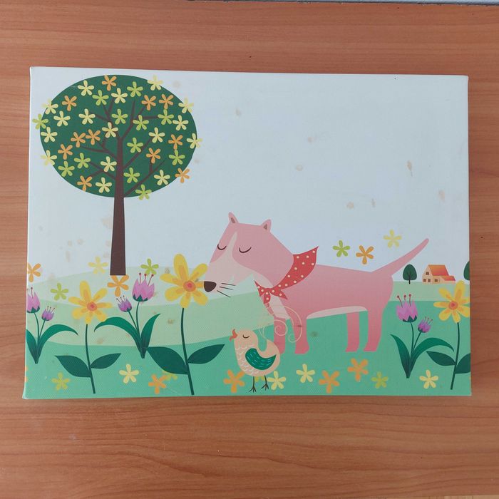 Obraz 38x28cm IKEA EGERSTA zwierzęta do pokoju dziecięcego