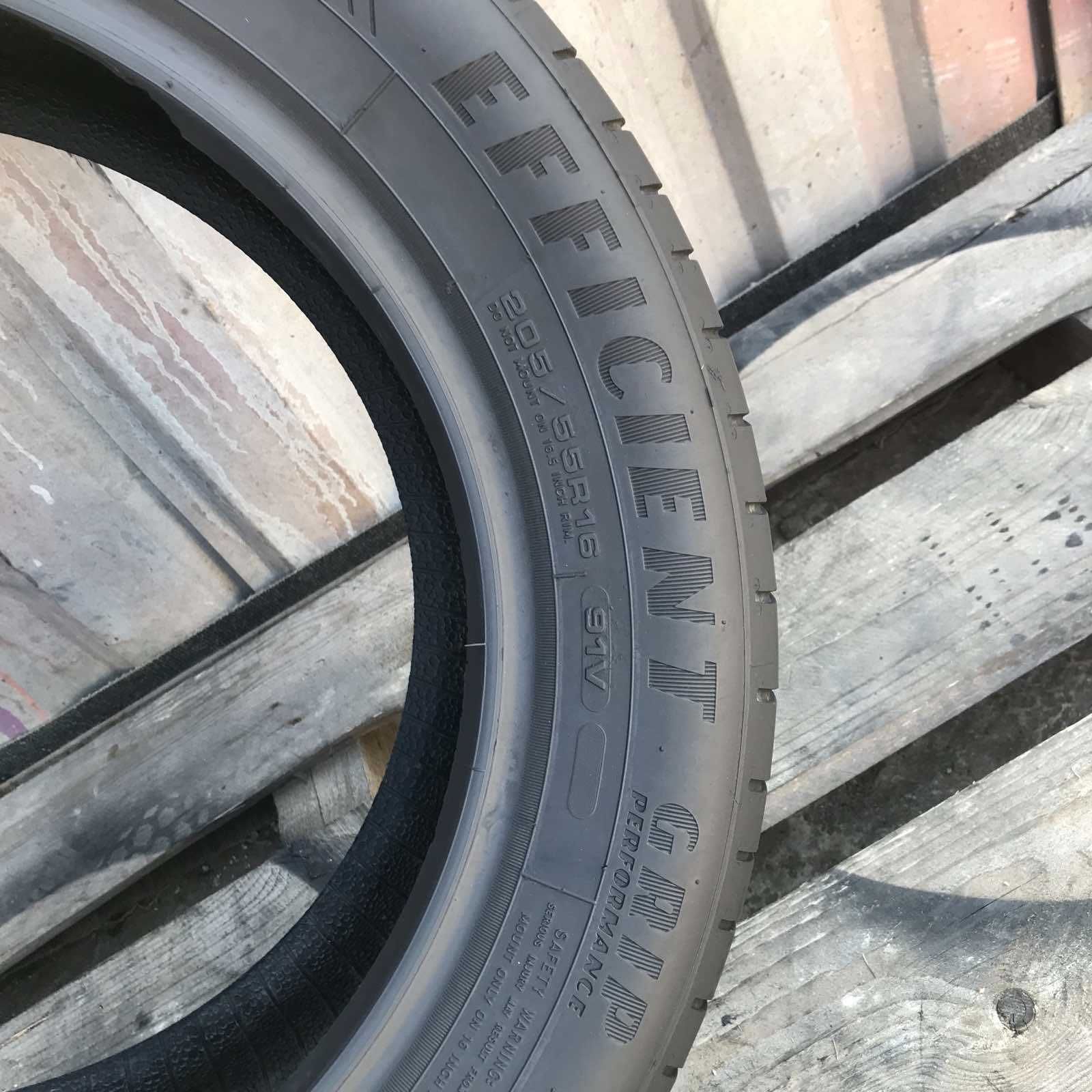 Шини Goodyear EfficientGrip 205/55R16 Пара Літо Б/у Склад Оригінал